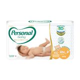Fralda Descartável Personal Premium Tamanho P - 9 Pacotes com 40 Fraldas - Total De 360 Tiras