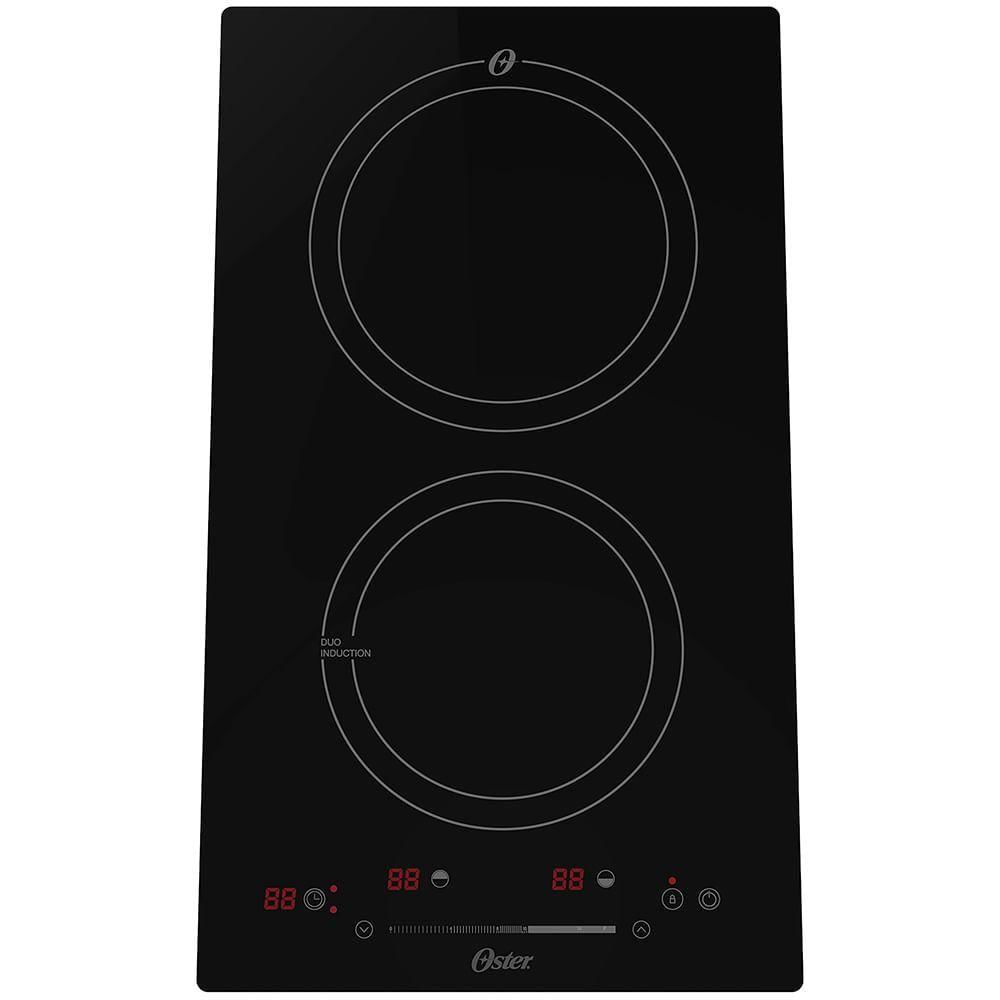 Cooktop Por Indução 2 Bocas Oster Touch Screen 2 Em 1 127v