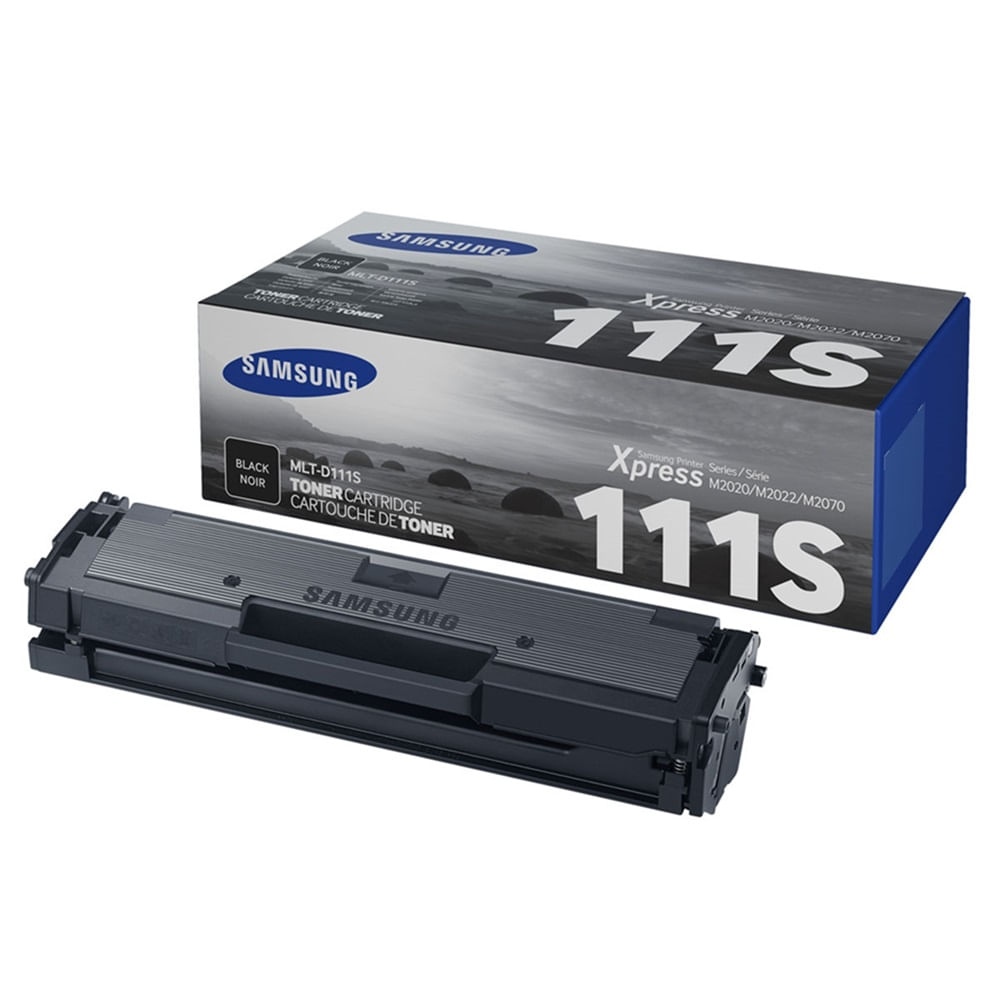 Toner Samsung 111s Mlt-d111s Para Sl-m2020w, Sl-m2070w/fw, Preto Original 2.3k