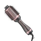 Escova Secadora Mondial Grey Rose Keratin Es-11 Cinza/rosa Bivolt