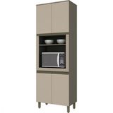 Torre Quente Henn Connect 71,5 Cm 1 Forno C70-35 Duna/cristal