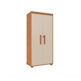 Multiuso Armário Atenas Versátil Mdf Camas Fenix Cor:nature-off White