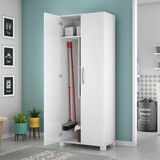 Armário Multiuso Para Lavanderia Com 2 Portas Nt4015 Notável Branco New