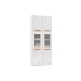 Torre Quente De Cozinha Paneleiro Diamante Aço 6 Portas C-2vidro 70cm Branco - Telasul