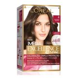 Imédia Excellence Tinta Creme 4 Castanho Natural