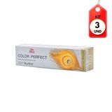 Kit C/03 Wella Color Perfect 12.1 Louro Especial Acinzentado