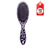 Kit C-12 Marco Boni 7794 Escova Animal Print Almofada Oval