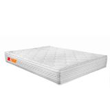 Colchão Queen Orthocrin Espuma D45 Royal Saúde Plus 158x198x18cm Branco