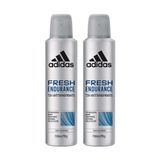 Kit 2 Desodorante Adidas Fresh Endurance Masculino Spray 150ml