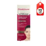 Kit C/12 Cicatricure Antissinais Creme Facial 60g