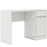 Escrivaninha Office 1 Gaveta 1 Porta Luna Branco