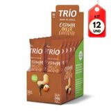 Kit C-12 Trio Barra Cereal Tradicional Castanha Avelã E Chocolate C-12