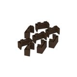 Multiuso De Cozinha Kit 8un Pés Pvc P- Balcão Castanho - Henn