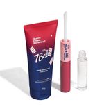 Combo Qdb 7belo: Batom Duo Gloss Rosa Único 8ml + Creme Hidratante Para Mãos 50g