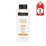 Kit C/03 Neutrogena Body Care Intensive Loção Hidratante Hidrata E Revitaliza 400ml