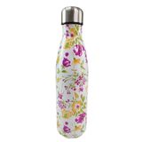 Garrafa Termica 500ml Inox Estampa Floral Flores Florido Dia A Dia Trabalho Estudo Treino