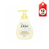 Kit C-12 Dove Baby Sabonete Líquido Hidratação Glicerinada 200ml