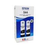 Kit Refil De Tinta Epson 544, 2 Garrafas De Tinta Preta, 65ml - T544120-2p