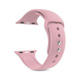 Pulseira Para Apple Watch Com Proteção Para A Tela - Silicone Rosa 40mm