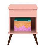 Mesa De Apoio Infantil Com 1 Nicho Melinda Cor Rosê Phoenix Baby