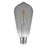 Lampada Led Taschibra Filamento Vintage St64 Fume Fume - Bivolt