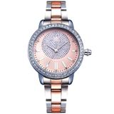 Relogio Feminino Luxo Strass Pulseira Em Aço Inoxidavel Casual Quartzo