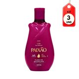 Kit C/03 Paixão Flor De Baunilha Loção Hidratante 200ml