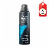 Kit C-06 Dove Clinical Men + Care Cuidado Total Desodorante Aerosol 150ml