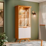 Cristaleira Para Sala De Jantar 4 Portas Vicenza Ype Off White