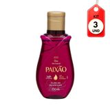 Kit C/03 Paixão Flor De Baunilha Óleo Corporal 100ml