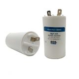 Capacitor 15 Uf 400v Copo Plastico Com Terminal