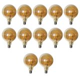 Lampada Led Kit 12 Unidades 30w Vintage 380lm Luz Retro Iluminaçao Casa Loja Lustre Pendente