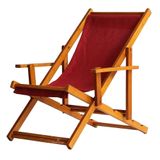 Espreguiçadeira Preguiçosa Dobrável Mel Cb-vermelho