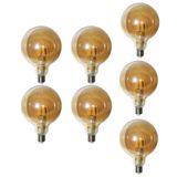 Lampada Multifilamento 30w Kit 7 Unidades Decorativo Vintage Bivolt Lustre Pendente Iluminaçao Retro