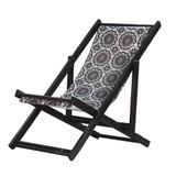 Espreguiçadeira Preguiçosa Dobrável Black Sb-mandala