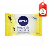 Kit C-03 Nivea Toque De Baunilha Sabonete 85g