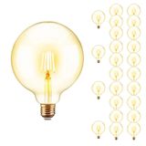 Lampada De Led Multi Filamento 25 Unidades Vintage Ballon Retro Bivolt 380lm 30w Iluminação