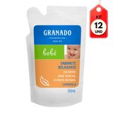 Kit C/12 Granado Glicerinado Camomila Sabonete Líquido Refil 250ml