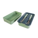 Marmita Fitness 1,3l Sem Bpa 2 Compartimentos Para Comida