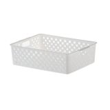 Cesto Organizador Quadratta 27x21x8cm 891 Branco Paramount