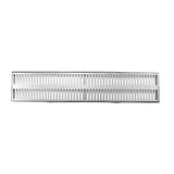 Grelha De Aço Galvanizado Com Suporte Ronconi 20cm X 100cm