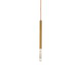 Lustre Pendente Nordecor Pean 2518 Dourado Led Bivolt