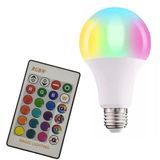 Lampada Rgb Led 16 Cores Controle Efeitos Ajustavel E27 Iluminaçao Decorativa Sala Quarto Salao Game