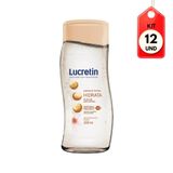 Kit C/12 Lucretin Hidratante Sabonete Líquido Íntimo 200ml