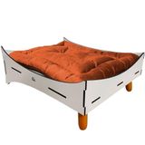 Cama Para Cachorro Suspensa Dog Line - Casa Chick Champagne-terracota