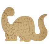 Quebra-cabeça Educativo 100% Mdf Cru 26pçs/35pçs Dinossauro N2