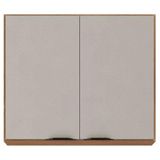 Armário Aéreo Firenze 80cm 2 Portas 94241 Demóbile Amendola Touch E Nude