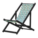 Espreguiçadeira Preguiçosa Dobrável Black Sb-triang Azul