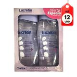 Kit C-12 Lucretin Kit Neutro Sabonete Líquido Íntimo 200ml