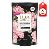 Kit C/06 Lux Rosas Francesas Sabonete Líquido Refil 200ml